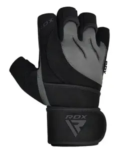 Перчатки для фитнеса RDX L4 Micro Gray/Black L купить