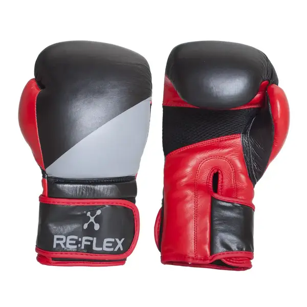 Боксерские перчатки RE:FLEX BXG-1600 L кожа 10 унций купить недорого в Украине, фото 4