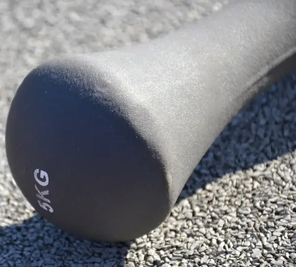 Гантель неопренова PowerPlay 4126 Spartacus 5 кг. Сіра (1шт.) купити недорого в Україні, фото 8