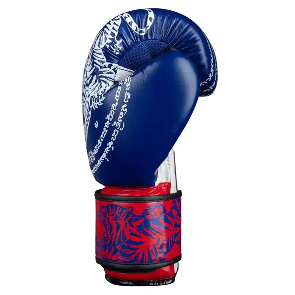 Боксерські рукавиці Phantom Muay Thai Blue 10 унцій (бинти в подарунок) купити недорого в Україні, фото 3