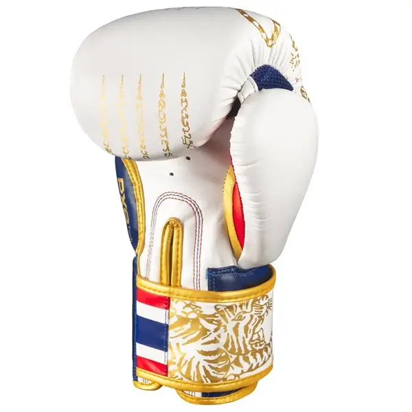 Боксерські рукавиці Phantom Muay Thai Gold Limited Edition 12 унцій (бинти в подарунок) купити недорого в Україні, фото 4