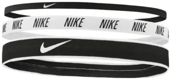 Повязка на голову Nike Mixed Width Headbands 3PK черный, белый Уни One Size купить