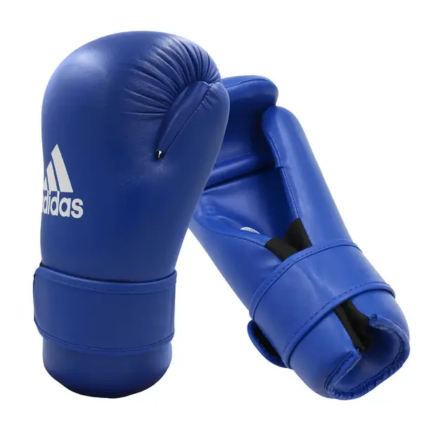 Перчатки полуконтакт Open Hand Semi-Contact Gloves с лицензией WAKO | синие | M | ADIDAS WAKOG3 купить недорого в Украине, фото 8