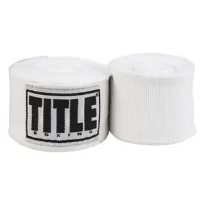 Бинты для бокса TITLE Boxing Select 180" Semi Elastic Mexican White (4.5м.) купить