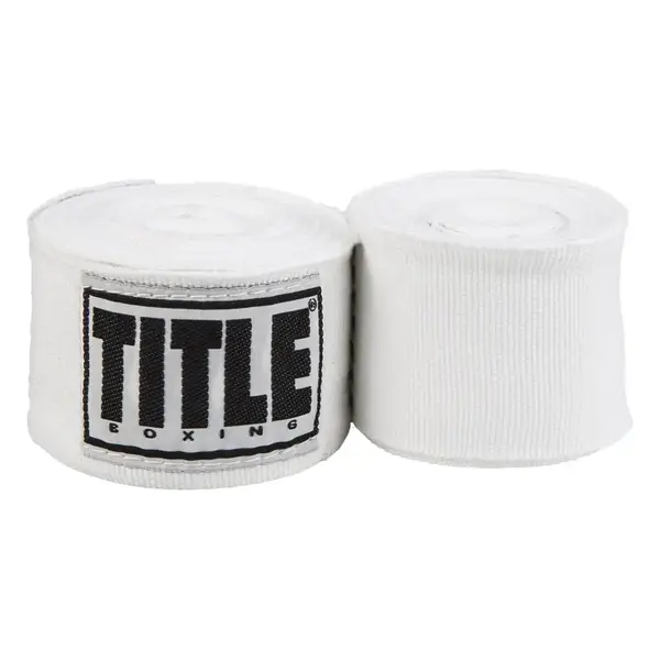 Бинты для бокса TITLE Boxing Select 180" Semi Elastic Mexican White (4.5м.) купить