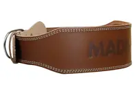 Пояс для тяжелой атлетики MadMax MFB-246 Full leather кожаный Chocolate brown XXL купить