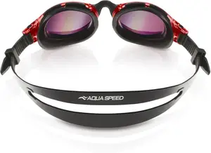 Окуляри для плавання Aqua Speed TRITON 2.0 MIRROR 60409 чорний, червоний Уні OSFM купити