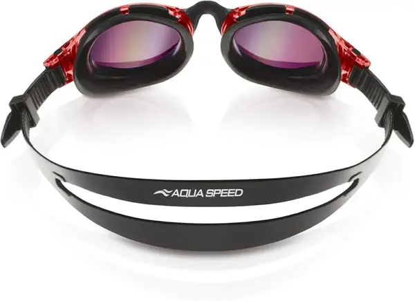 Окуляри для плавання Aqua Speed TRITON 2.0 MIRROR 60409 чорний, червоний Уні OSFM купити недорого в Україні, фото 2