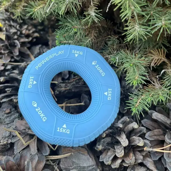 Еспандер кистьовий силіконовий PowerPlay PP-4331 Hand Grip Light 10-15-20 кг. Блакитний купити недорого в Україні, фото 7