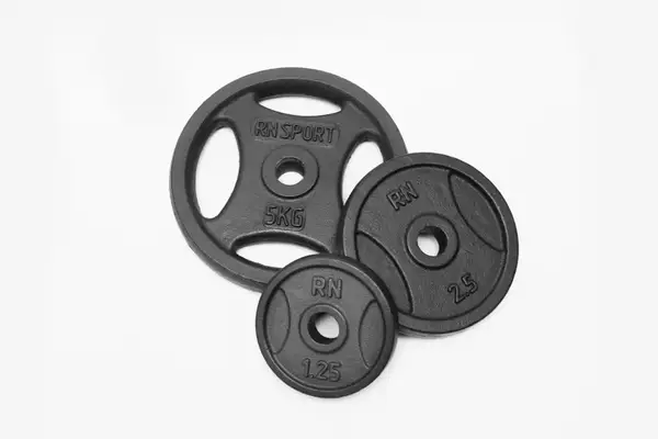 Металевий диск RN-Sport 2,5 кг під гриф Ø25мм для гантелі (штанги) купити недорого в Україні, фото 4