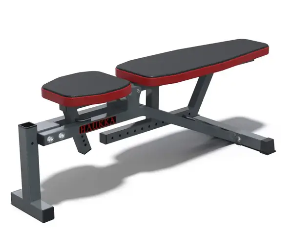 Скамейка 3090+ Стойки 50x50 со страховочными упорами, 4 грифа, 75 кг блинов RN-Sport купить недорого в Украине, фото 5