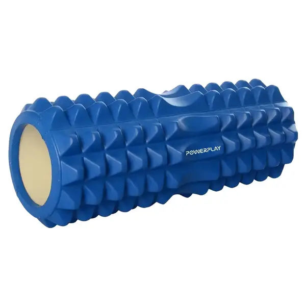 Масажний ролик (роллер) PowerPlay 4405 EVA Massage Roller Синій (33x12см.) купити
