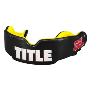 Капа TITLE Boxing Gel Victory 2.0 взрослая (возраст 11+) Black/Yellow купить