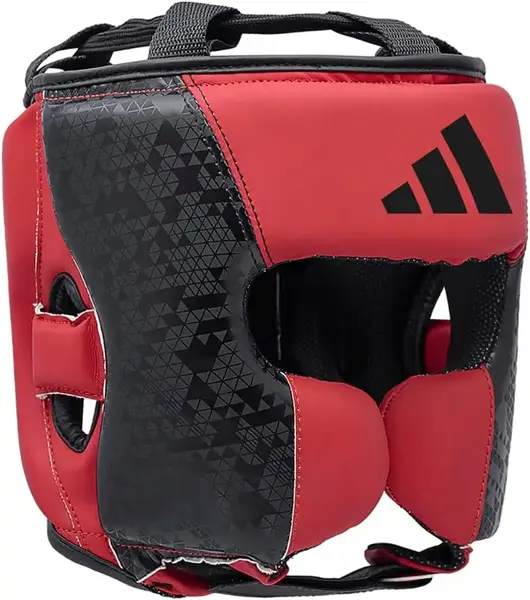 Шолом боксерський Adidas Combat 50 | М чорно/червоний | Обхват голови 55-58 см | ADIC50HG ADIDAS купити недорого в Україні, фото 2