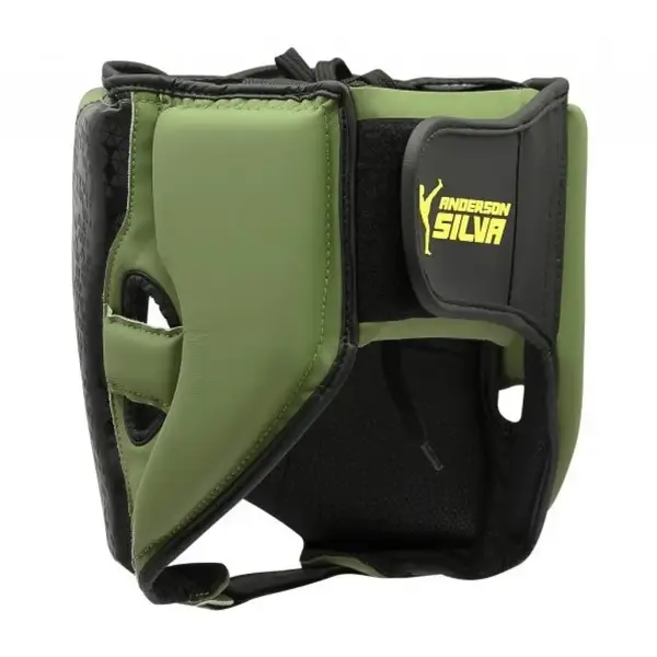 Шолом боксерський ADIDAS X ANDERSON SILVA 50 M| зелений-чорно-жовтий | Обхват голови 55-58 см | ADIDAS ADIAS50HG купити недорого в Україні, фото 7