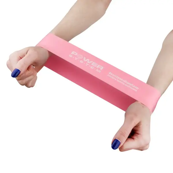 Резинка для фитнеса Power System PS-4061 Flex Loop Light Pink (сопротивление 12кг.) купить недорого в Украине, фото 2