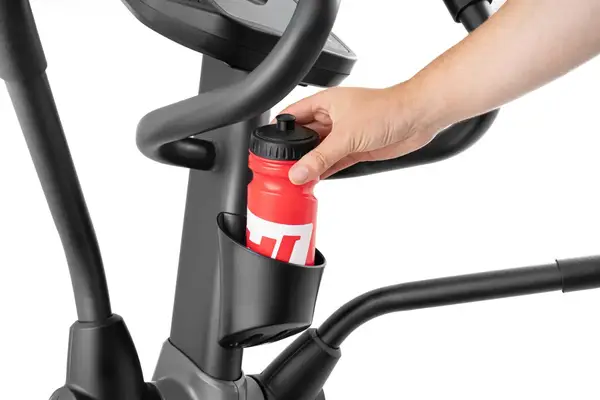 Орбитрек электромагнитный Hop-Sport HS-300CF Spectre с телеметрическим поясом + мат под тренажер купить недорого в Украине, фото 7