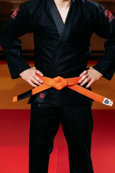 Помаранчевий пояс для джіу джитсу ТМ KINTAYO, 150 зріст купити