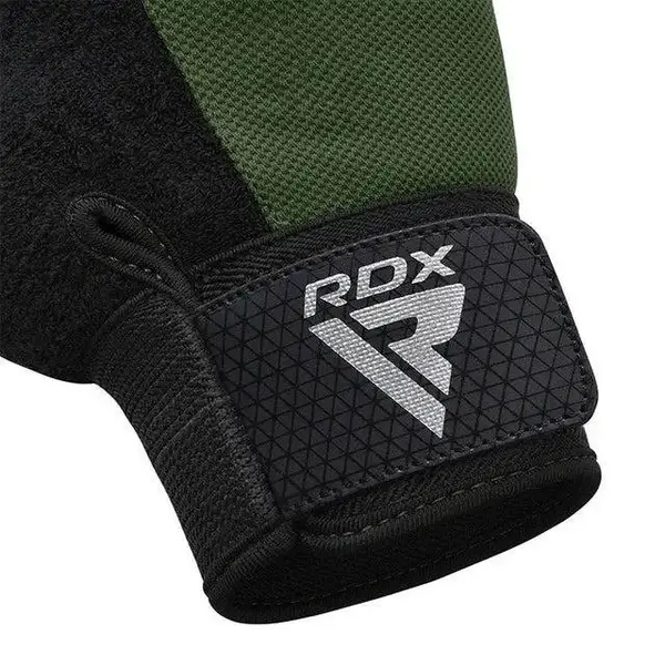 Перчатки для фитнеса RDX W1 Half Army Green Plus S купить недорого в Украине, фото 3