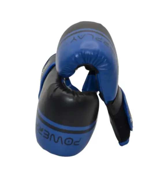 Снарядні рукавиці PowerPlay 3025 Чорно-Сині M купити недорого в Україні, фото 5