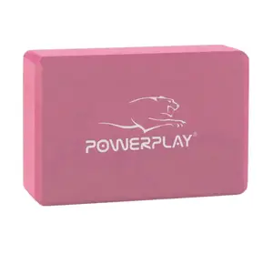 Блок для йоги PowerPlay 4006 Yoga Brick Розовый купить
