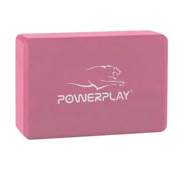 Блок для йоги PowerPlay 4006 Yoga Brick Розовый купить