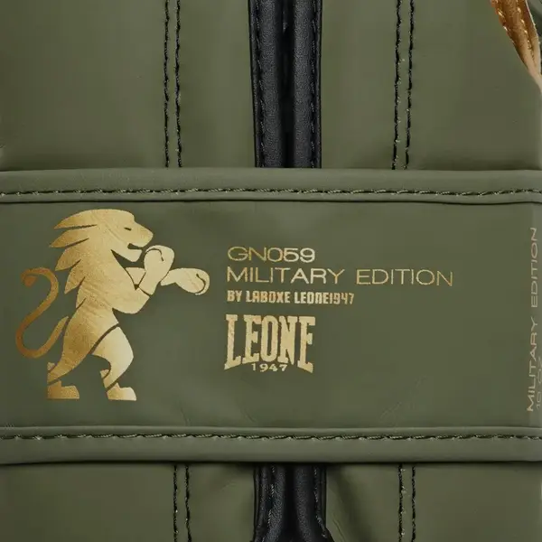 Боксерские перчатки Leone GN059G MILITARY EDITION Green 12 унций (капу в комплекте) купить недорого в Украине, фото 7