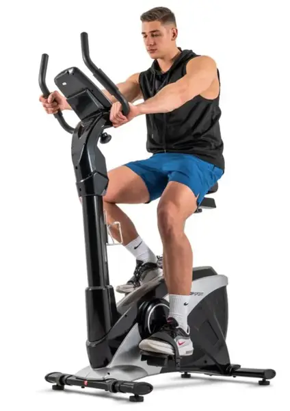 Велотренажер Hop-Sport HS-090H Apollo'21 сріблястий iConsole+ Мат купити недорого в Україні, фото 3