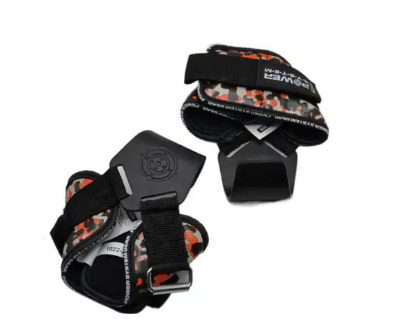 Крюки для тяги на запястье Power System PS-3370 Hooks Camo Black/Red XL купить недорого в Украине, фото 3