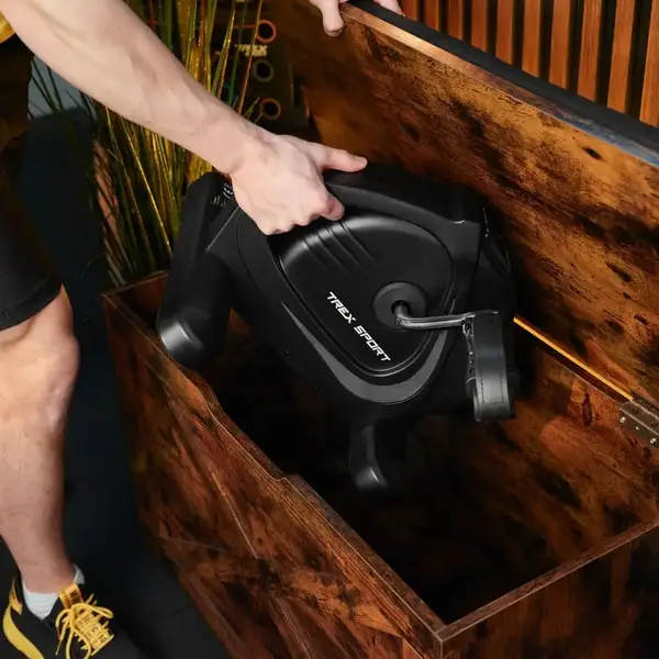 Міні велотренажер 2в1 Trex Sport TX-120BB BOIL реабілітаційний чорний купити недорого в Україні, фото 11