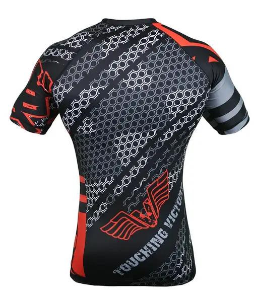 Рашгард з коротким рукавом VNK Contact Red XL купити недорого в Україні, фото 2