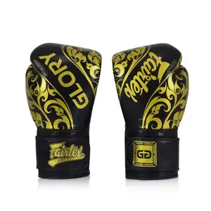 Боксерские перчатки Fairtex BGVG2 Velcro Black 14 унций (бинты в комплекте) купить