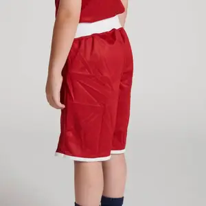 Шорты боксерские Leone 2в1 Face Junior XL | Красный|Синий купить