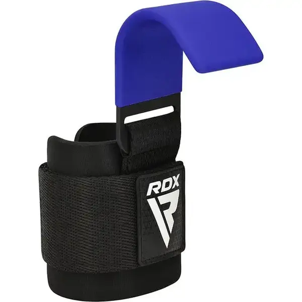 Гаки для тяги на зап'ястя RDX W5 Gym Hook Strap Blue Plus купити недорого в Україні, фото 3