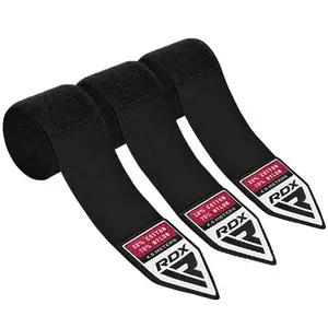Бинти для боксу RDX RB Hand Wraps Combine 3 пари Black (4.5м.) купити