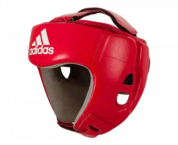 Шлем боксерский с лицензией Aiba красный | XL | Обхват головы >61 см | ADIDAS AIBAH1 купить недорого в Украине, фото 4