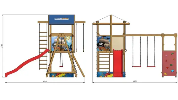 Детская площадка SportBaby-9 купить недорого в Украине, фото 2