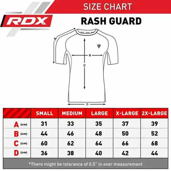 Рашгард з коротким рукавом RDX Lycra Black 2XL купити недорого в Україні, фото 7
