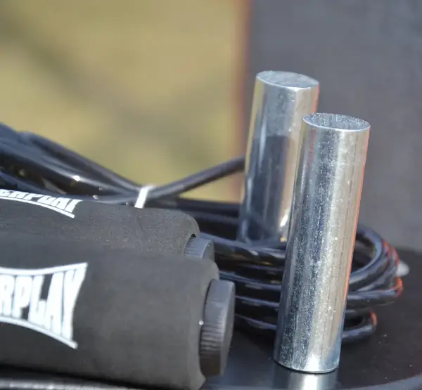 Скакалка скоростная PowerPlay 4211 X ROPE с утяжелителем (120г*2) Черная (3м.) купить недорого в Украине, фото 7