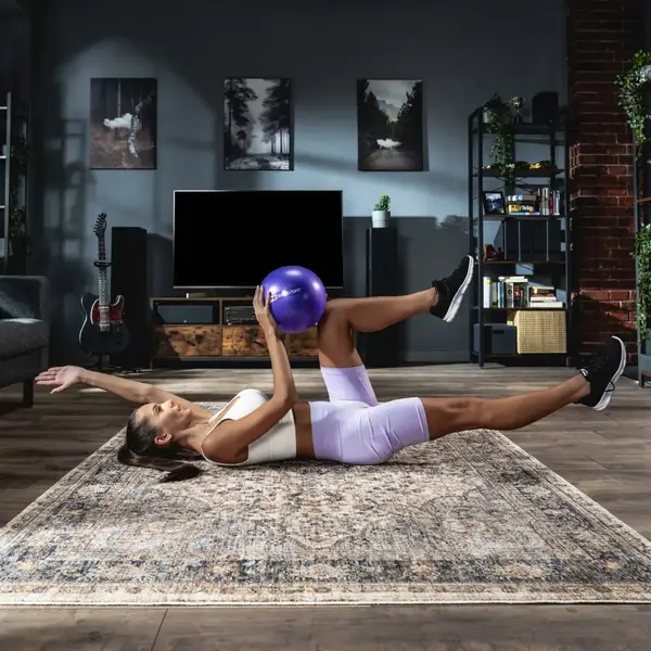 Фитбол Hop-Sport 25см фиолетовый купить недорого в Украине, фото 5