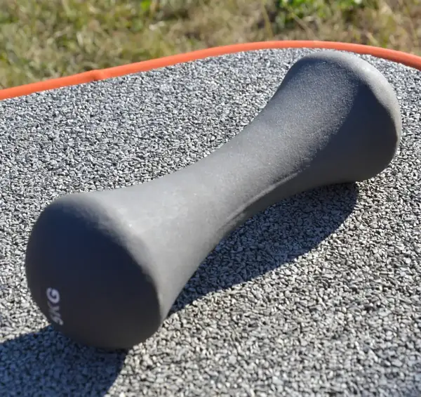 Гантель неопренова PowerPlay 4126 Spartacus 5 кг. Сіра (1шт.) купити недорого в Україні, фото 7