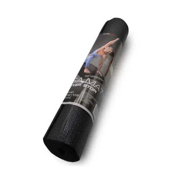 Килимок для йоги та фітнесу PowerPlay 4010 PVC Yoga Mat Чорний (173x61x0.6) купити недорого в Україні, фото 9