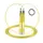 Скакалка скоростная на алюминиевая подшипниках MadMax MFA-286 Speed jump rope Yellow