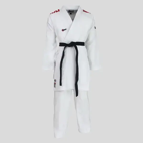 Кімоно для карате JIN KUMITE GI ELITE Premier League (червоні смуги на плечах) Білий | SMAI AS-034R | 190 купити недорого в Україні, фото 8