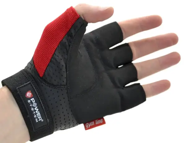 Перчатки для фитнеса Power System PS-2500 Power Plus Black/Red XL купить недорого в Украине, фото 3