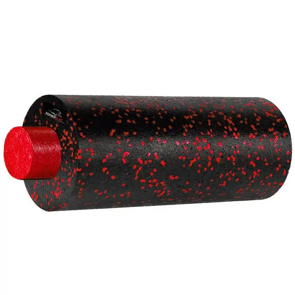 Масажний ролик (роллер) гладкий PowerPlay PP-4348 2 in 1 EPP Foam Roller Чорно/Червоний (33x14см.) купити недорого в Україні, фото 2