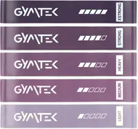 Набор резинок для фитнеса Gymtek 0,5-30кг фиолетовый купить