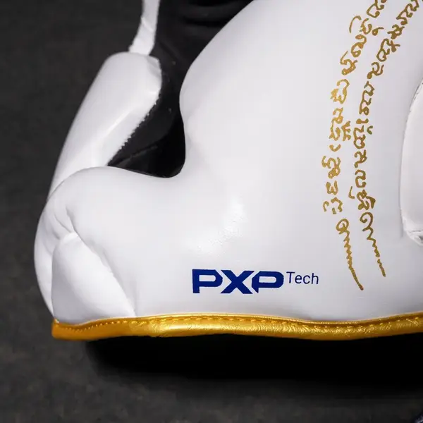 Боксерский шлем Phantom Muay Thai Full Face White Gold Full Face White Gold купить недорого в Украине, фото 5