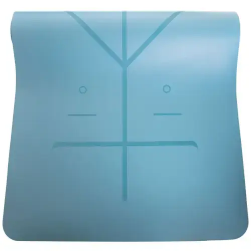 Мат для йоги Generation Fitness 183х61х0,6 світло-синій купити недорого в Україні, фото 4