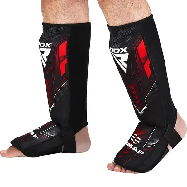 Защита для голеней и стоп RDX NEOPRENE SHIN INSTEP IMMAF-1-RED-M купить недорого в Украине, фото 3